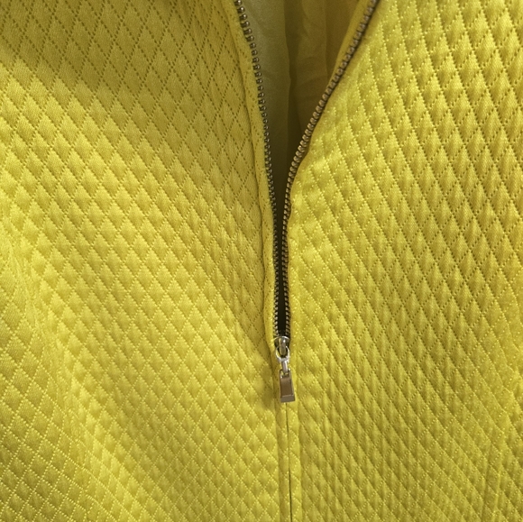 LOUBEN Textured Citron Yellow Blazer - Picture 6 of 8